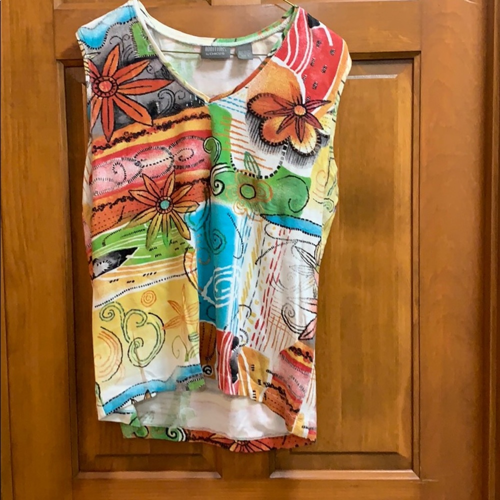 A Chico’s flower top. - 3/20